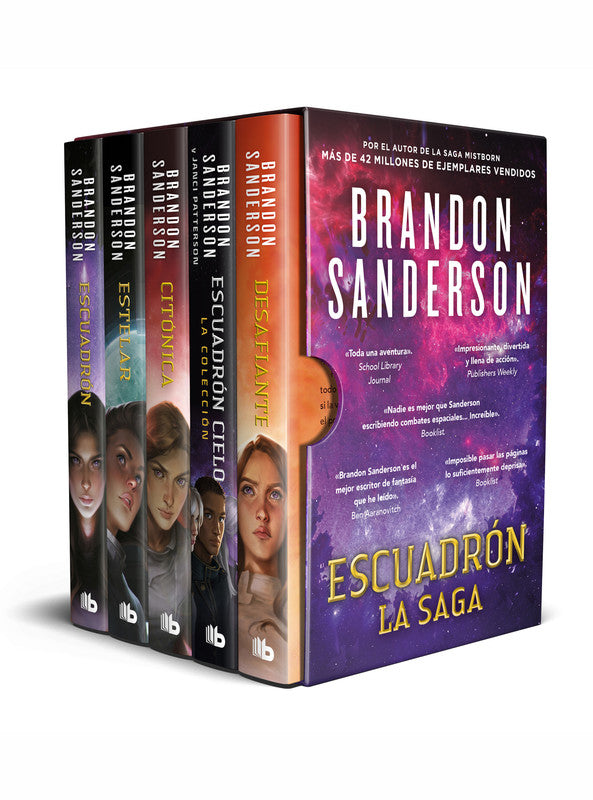Estuche Escuadrón (Escuadrón; Estelar; Citónica; Desafiante; Escuadrón Cielo) - Brandon Sanderson - B de Bolsillo