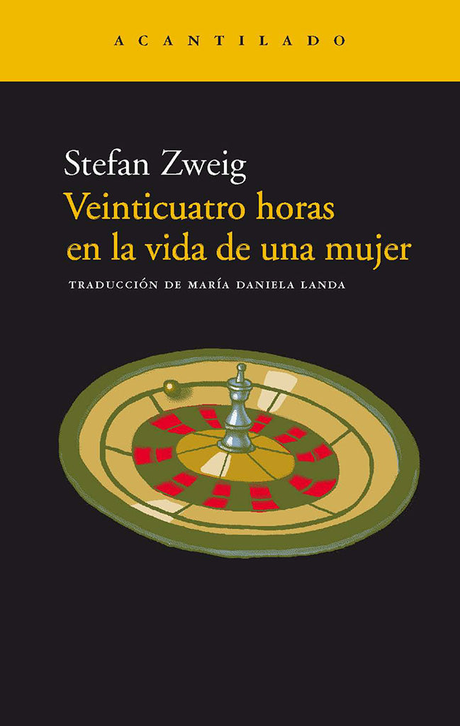 Novela Veinticuatro horas en la vida de una mujer Acantilado año publicación 1925 104 páginas